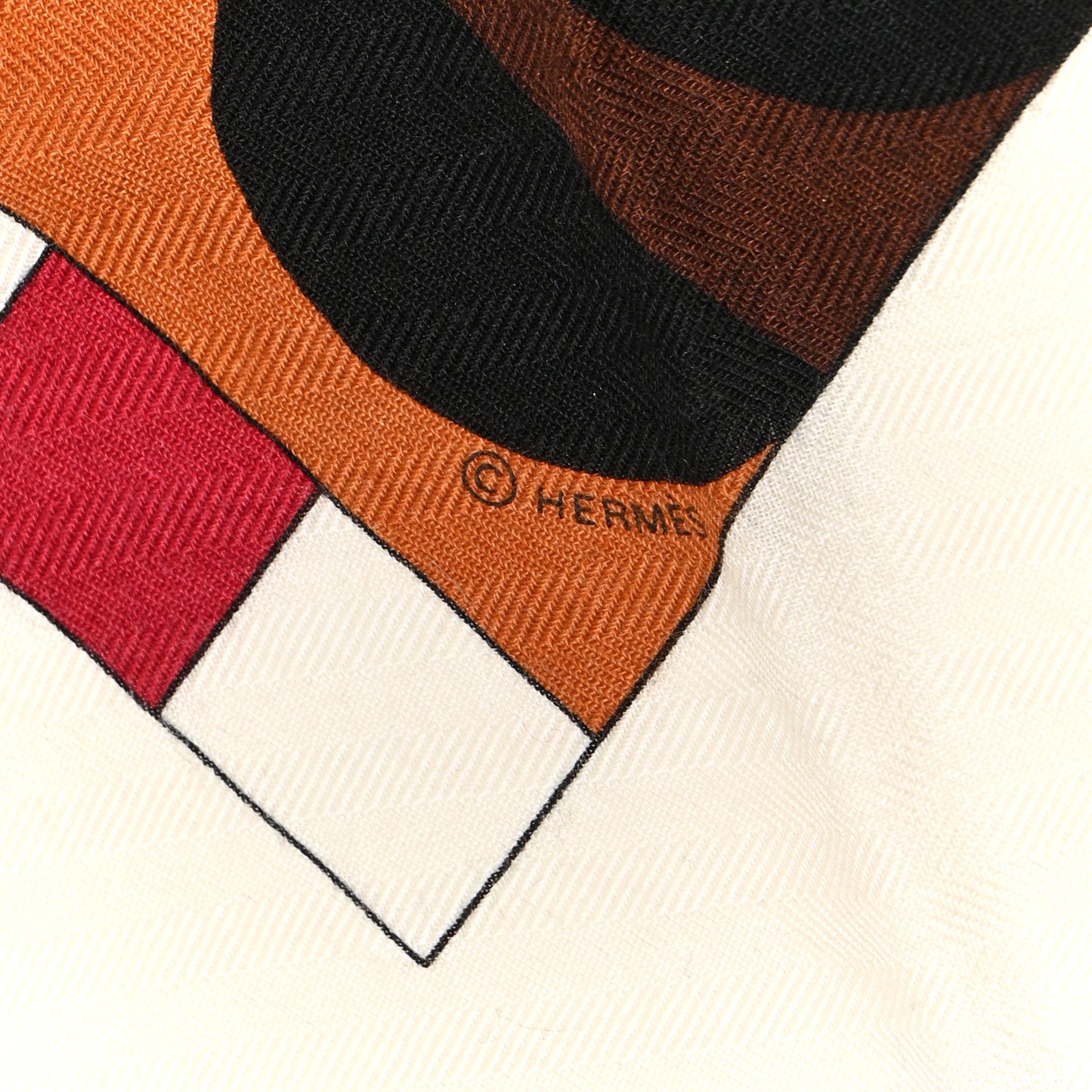 Cashmere Silk Cheval De Fete Shawl 140 Rose Vif White Multicolor