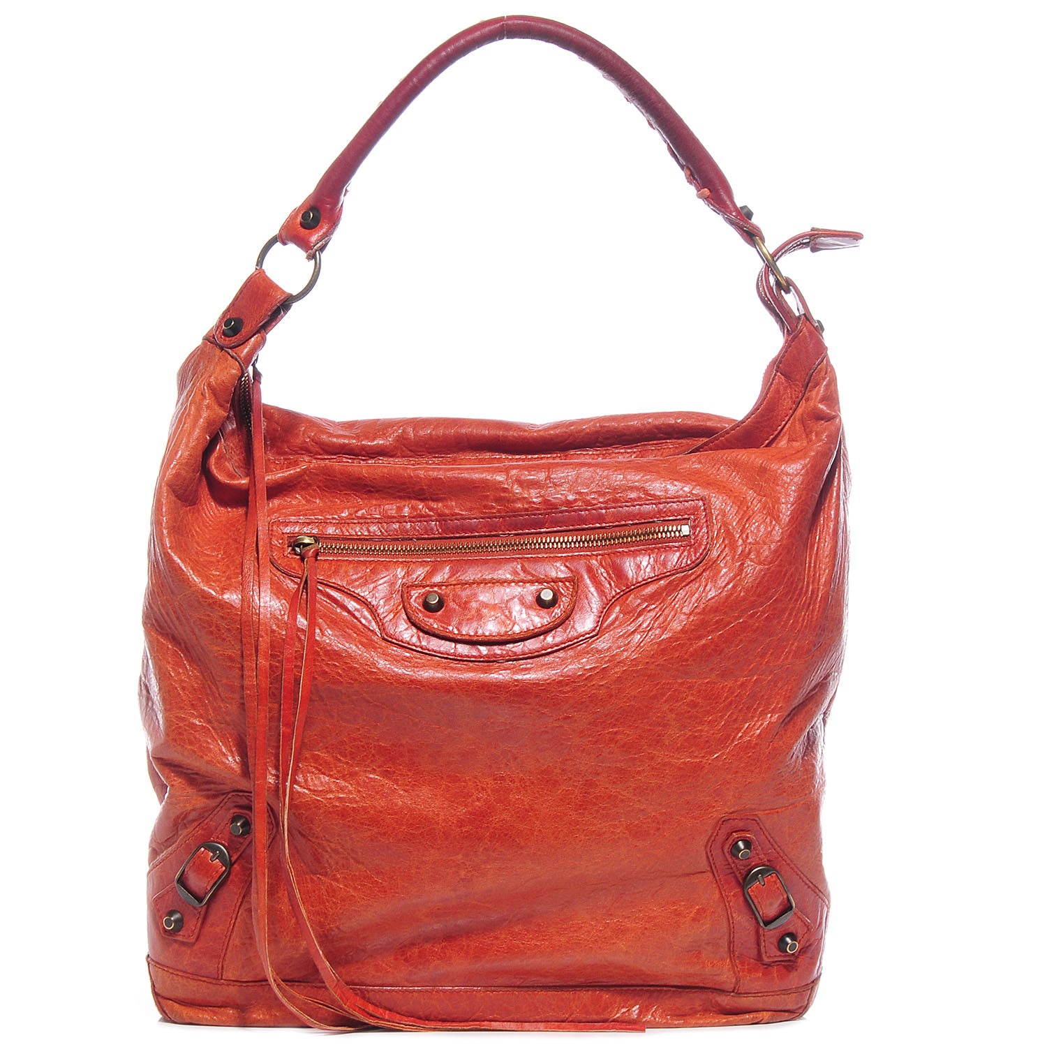 Balenciaga Chevre Classic Hardware Day Hobo Rouille 1 of 7