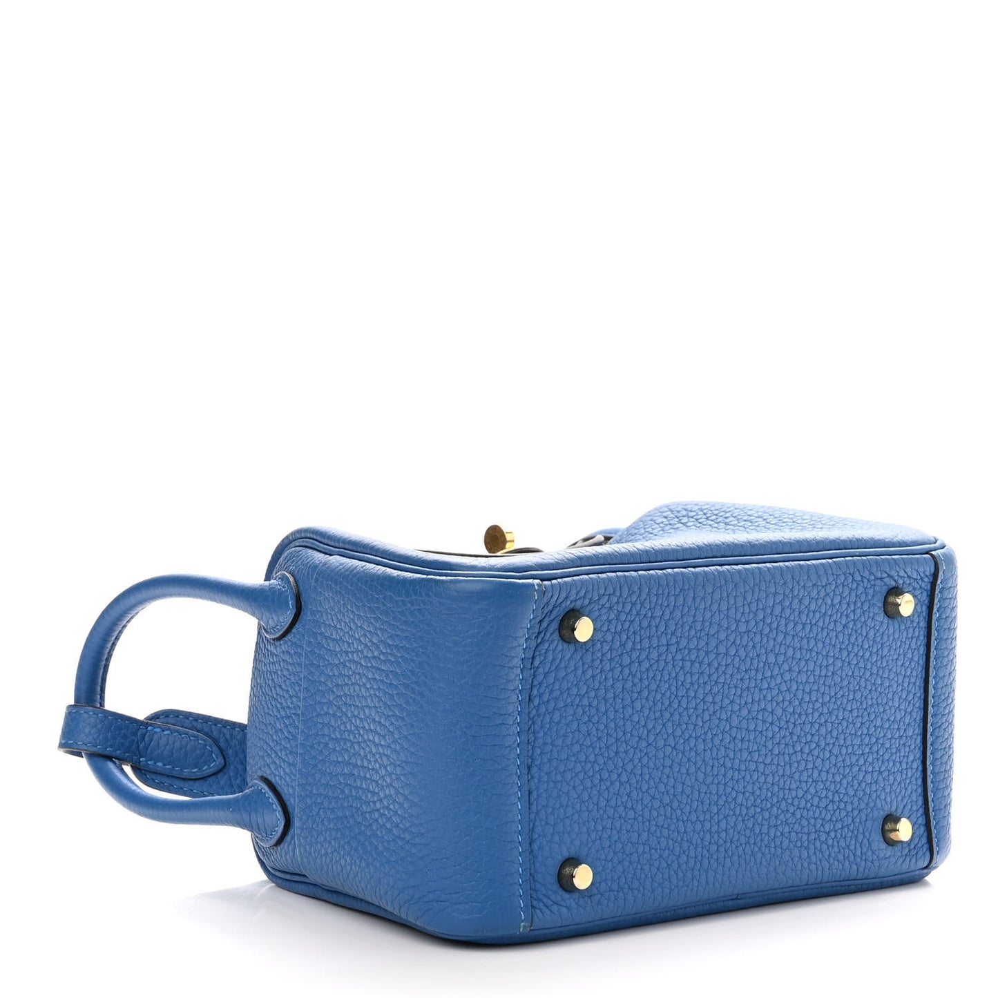 Taurillon Clemence Mini Lindy 20 Bleu Zellige