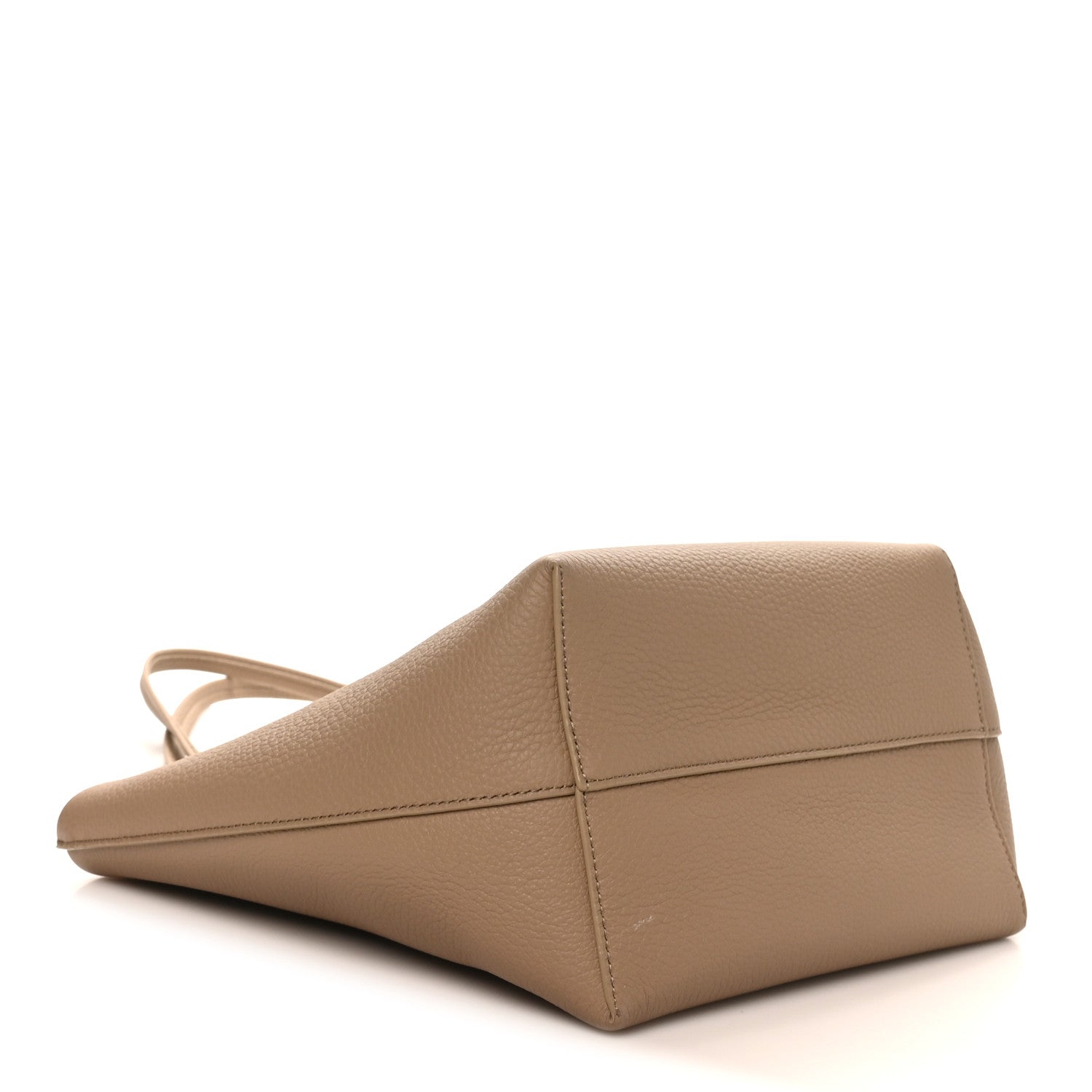 The Row Matte Grained Calfskin Small Park Tote Taupe 4 of 9