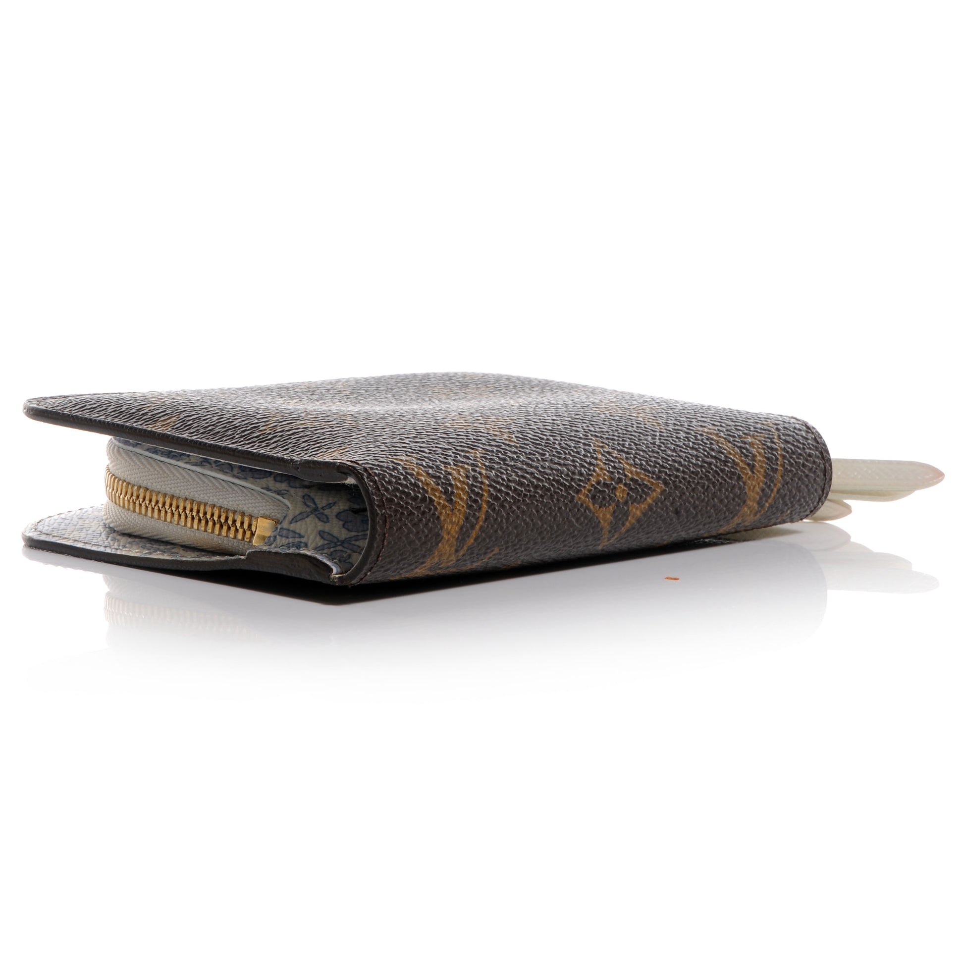 Louis Vuitton Monogram Fleuri Insolite PM Wallet Violet 4 of 8