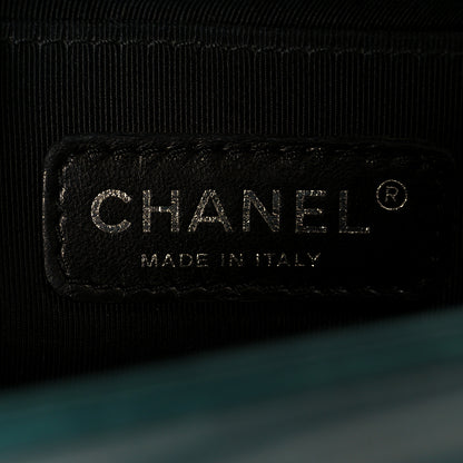 Chanel Calfskin Double Stitch Small Boy Flap Green 6 of 10