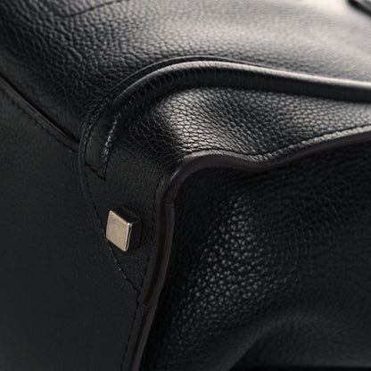 Celine Drummed Calfskin Shoulder Luggage Black 9 of 16