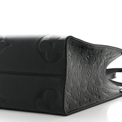 Louis Vuitton Empreinte Monogram Giant Onthego MM Black 9 of 10