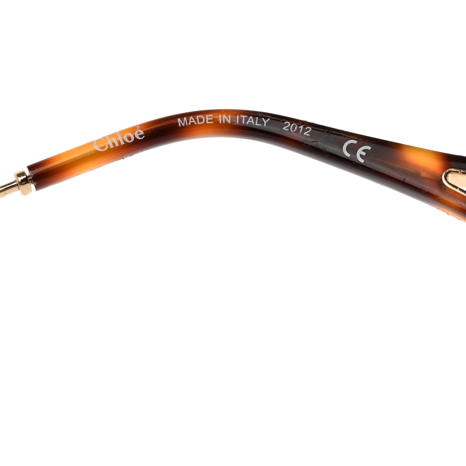 Chloe Poppy Cutout Square Sunglasses CE133S Havana Brown 5 of 7