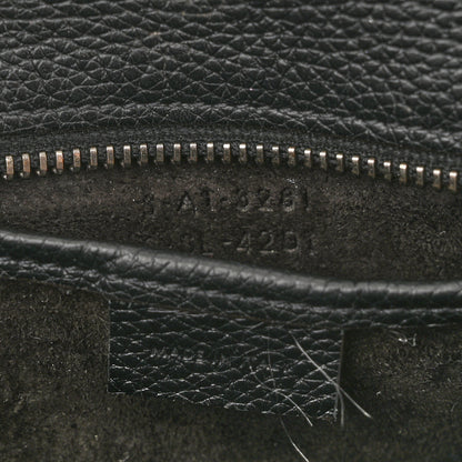 Celine Drummed Calfskin Nano Luggage Black 7 of 15