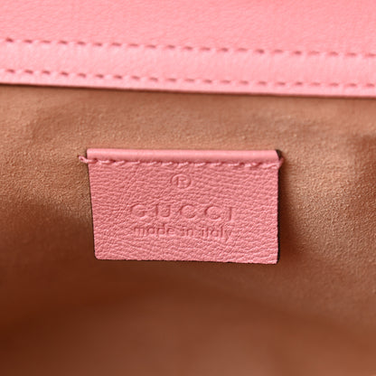 Gucci Wonka Grain Calfskin Mini Diana Tote Bag Wild Rose Fuxia Fluo 6 of 12