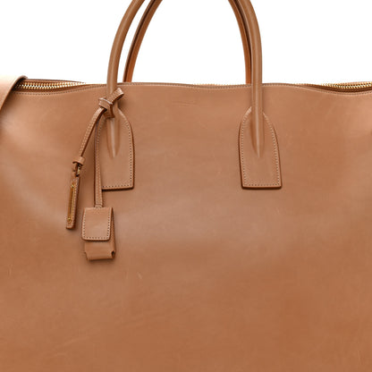 Saint Laurent Calfskin Large Sac de Jour Duffel Tan 7 of 9