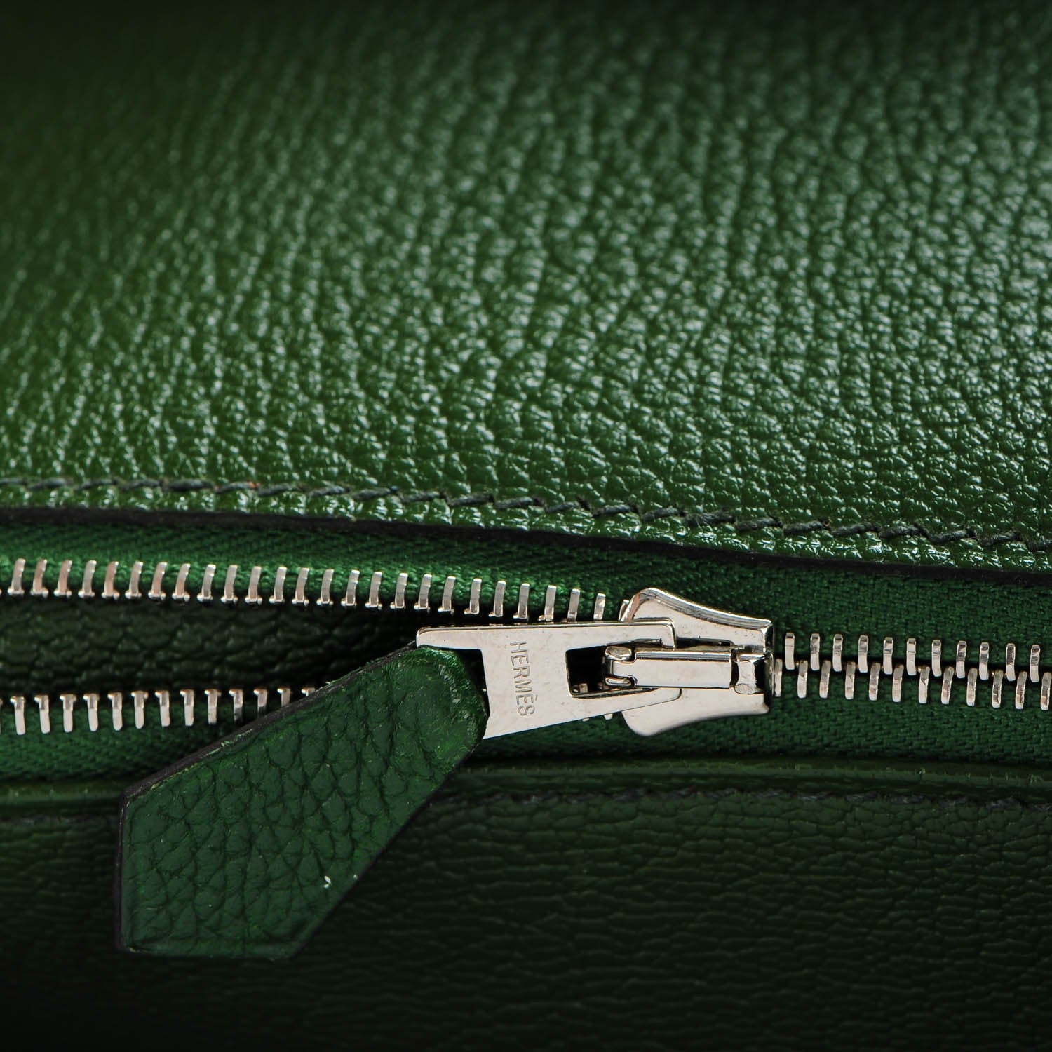 Hermes Evergrain JPG Shoulder Birkin II 42 Vert Laurier 21 of 27
