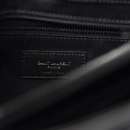 Saint Laurent Calfskin Y Quilted Monogram Medium Loulou Chain Satchel Black 8 of 11