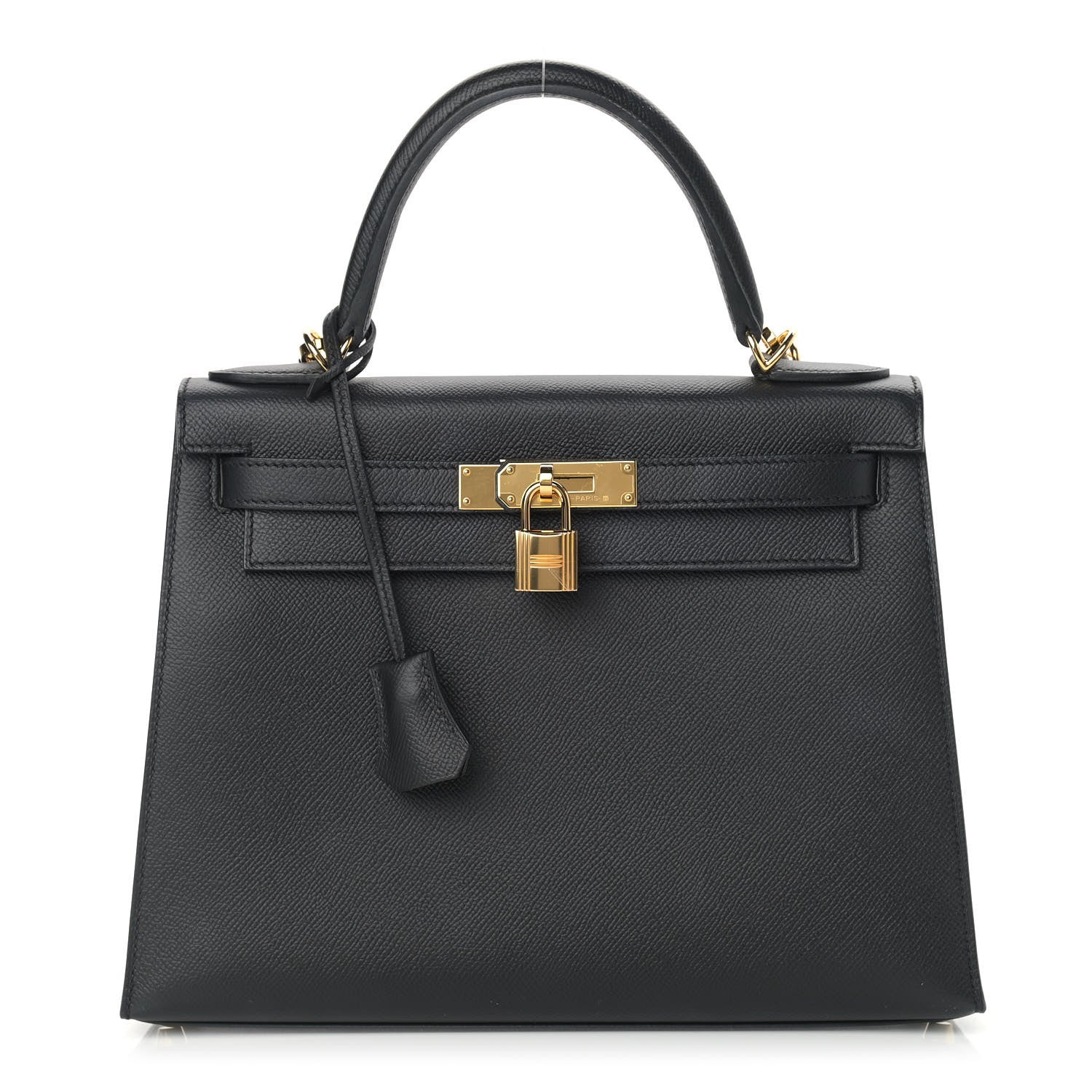Hermes Epsom Kelly Sellier 28 Black 1 of 15