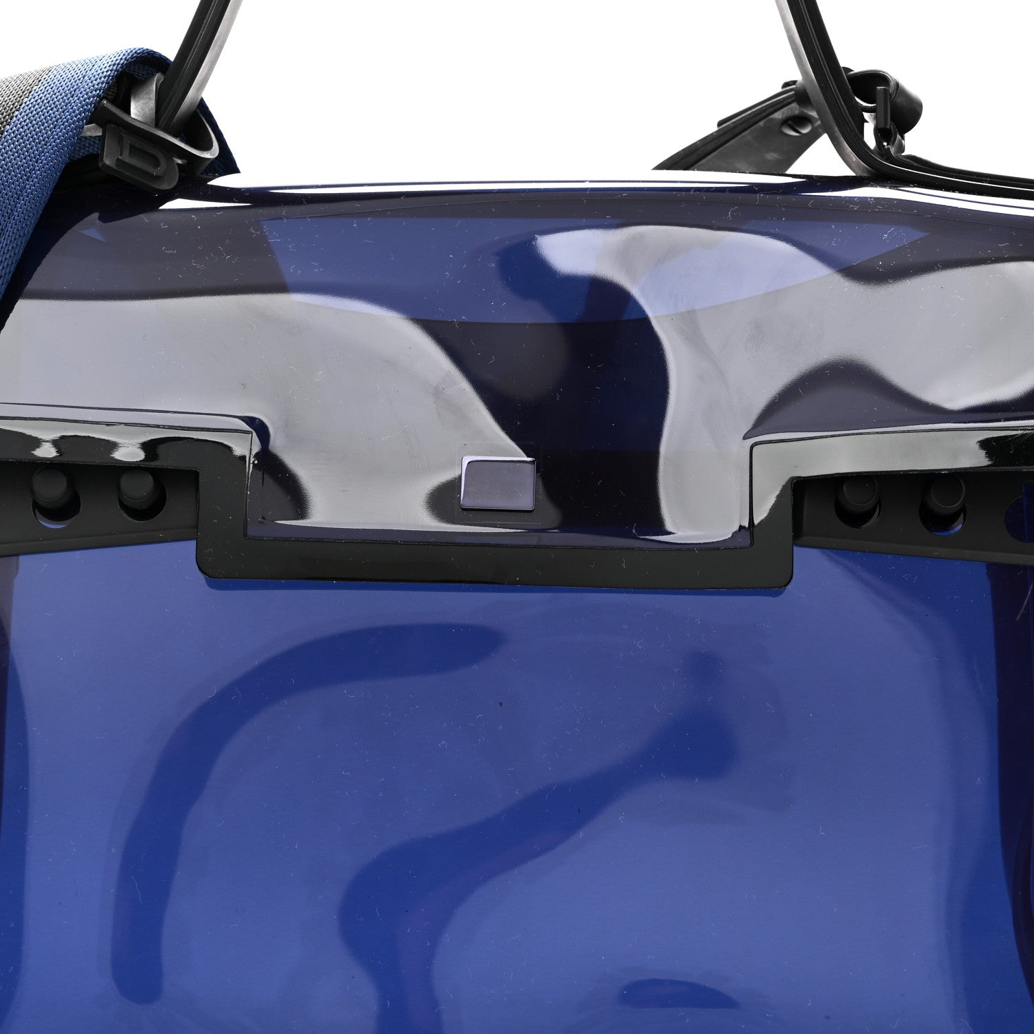 Delvaux PVC Tempete GM Dark Night Satchel Blue De Prusse 7 of 9