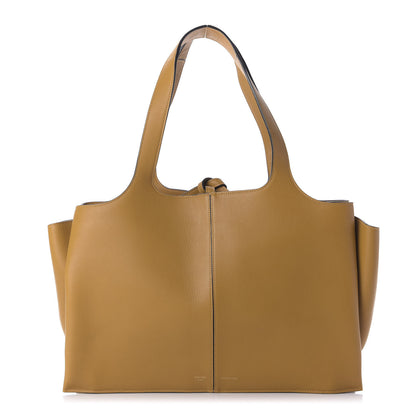 Celine Supple Natural Calfskin Medium Tri-Fold Bag Blonde 1 of 10