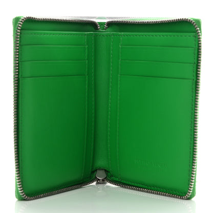 Bottega Veneta Nappa Maxi Intrecciato Zip Around Wallet Parakeet 5 of 9