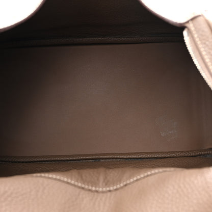 Hermes Taurillon Clemence Lindy 30 Etoupe 5 of 11