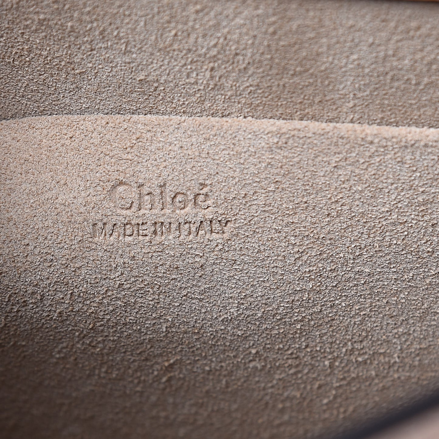 Calfskin Suede Medium Nile Bracelet Bag Biscotti Beige