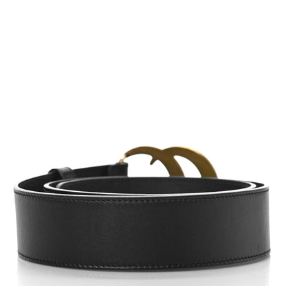 Gucci Calfskin Double G 40mm Belt 80 32 Black 2 of 5