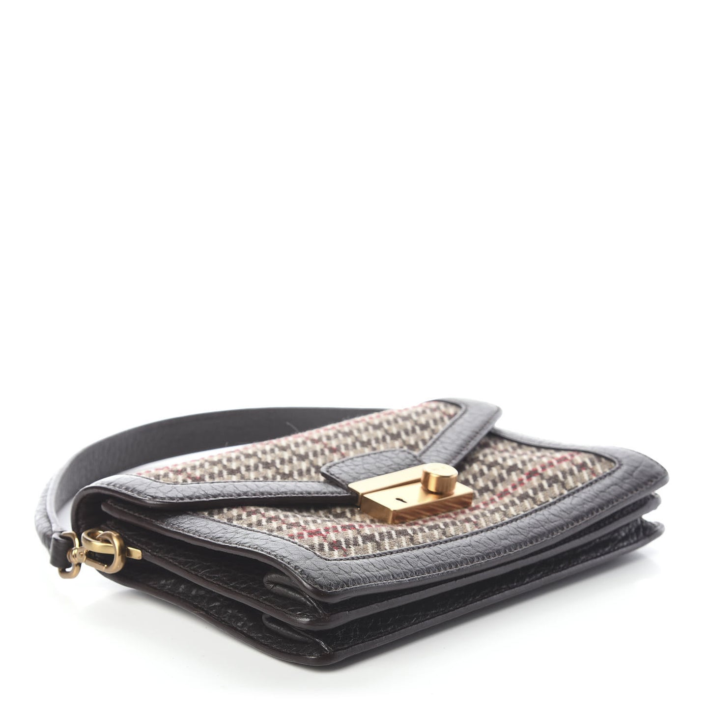 Tweed Sound Shoulder Bag Ebano