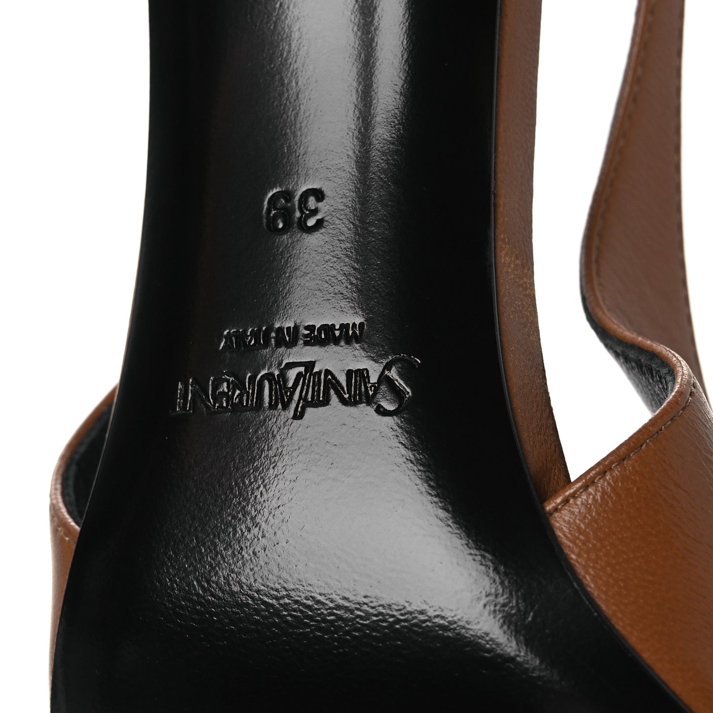 Nappa Babylone Breteuil Slingback Pumps 39 Macadamia