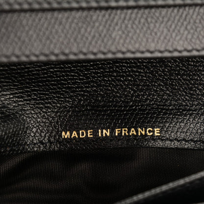 Chanel Grained Calfskin CC Button Yen Wallet Black 8 of 9
