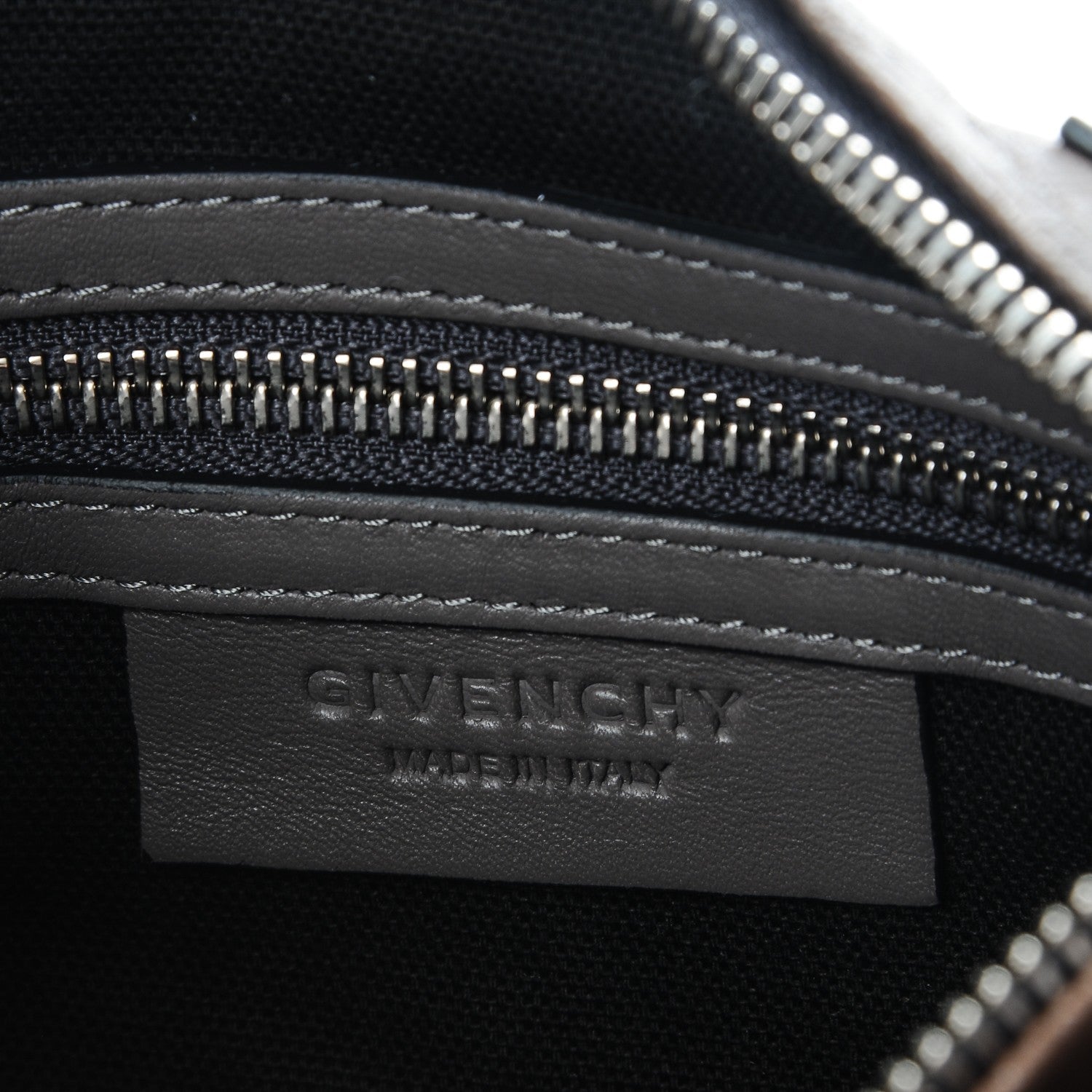 Givenchy Tumbled Sheepskin Mini Pandora Charcoal 6 of 8
