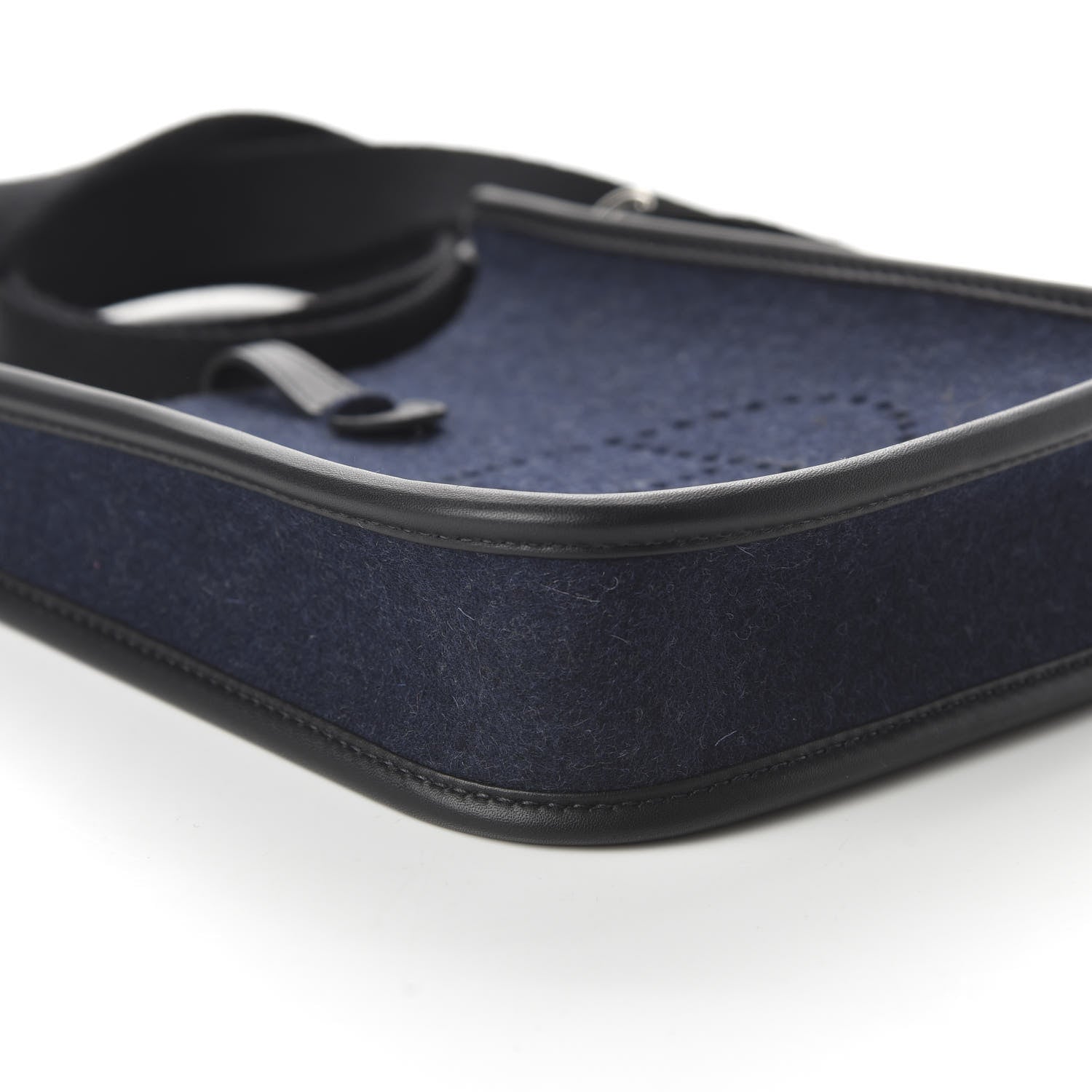 Hermes Swift Sangle Wooly Evelyne TPM Bleu Nuit Black 6 of 9