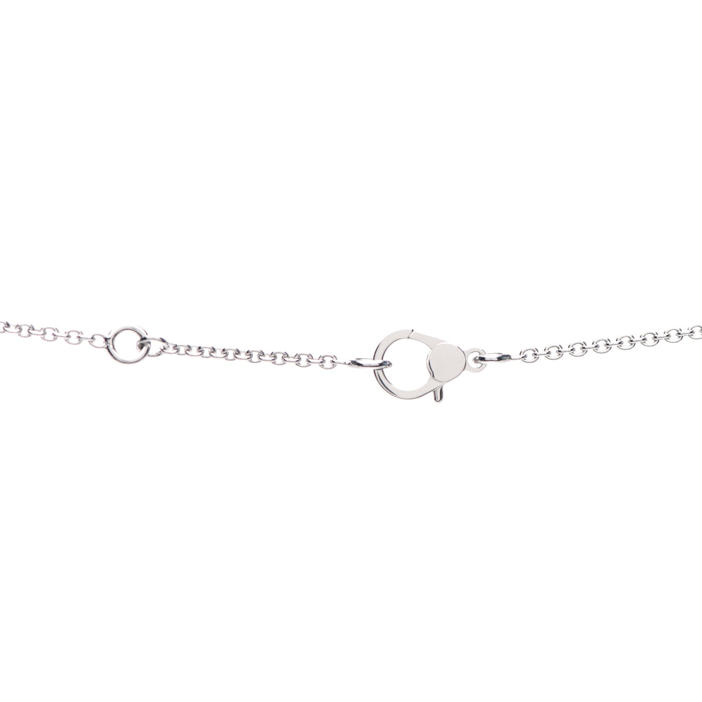 18K White Gold Diamond Finesse Pendant Necklace
