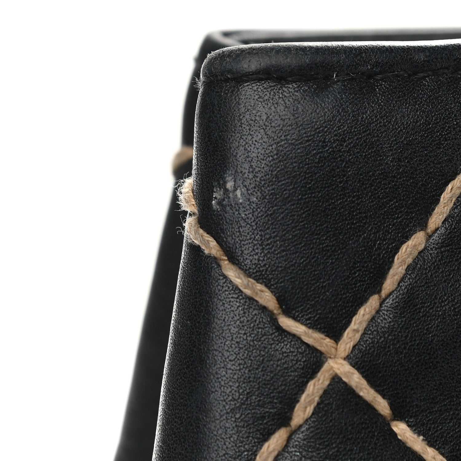 Chanel Calfskin Wild Stitch Shoulder Bag Black 11 of 11