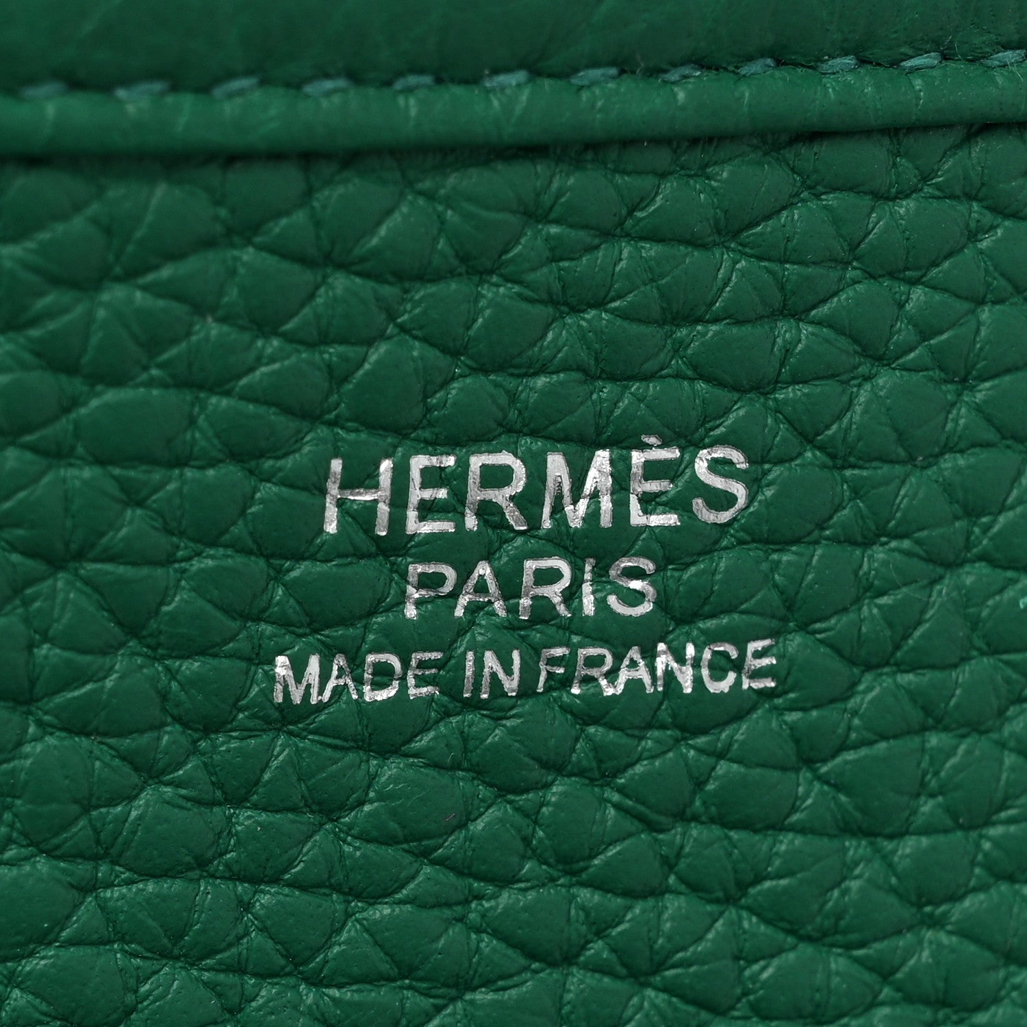 Hermes Taurillon Clemence Evelyne III PM Vert Vertigo 6 of 8