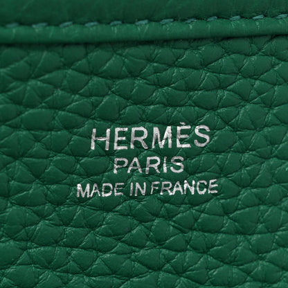 Hermes Taurillon Clemence Evelyne III PM Vert Vertigo 6 of 8