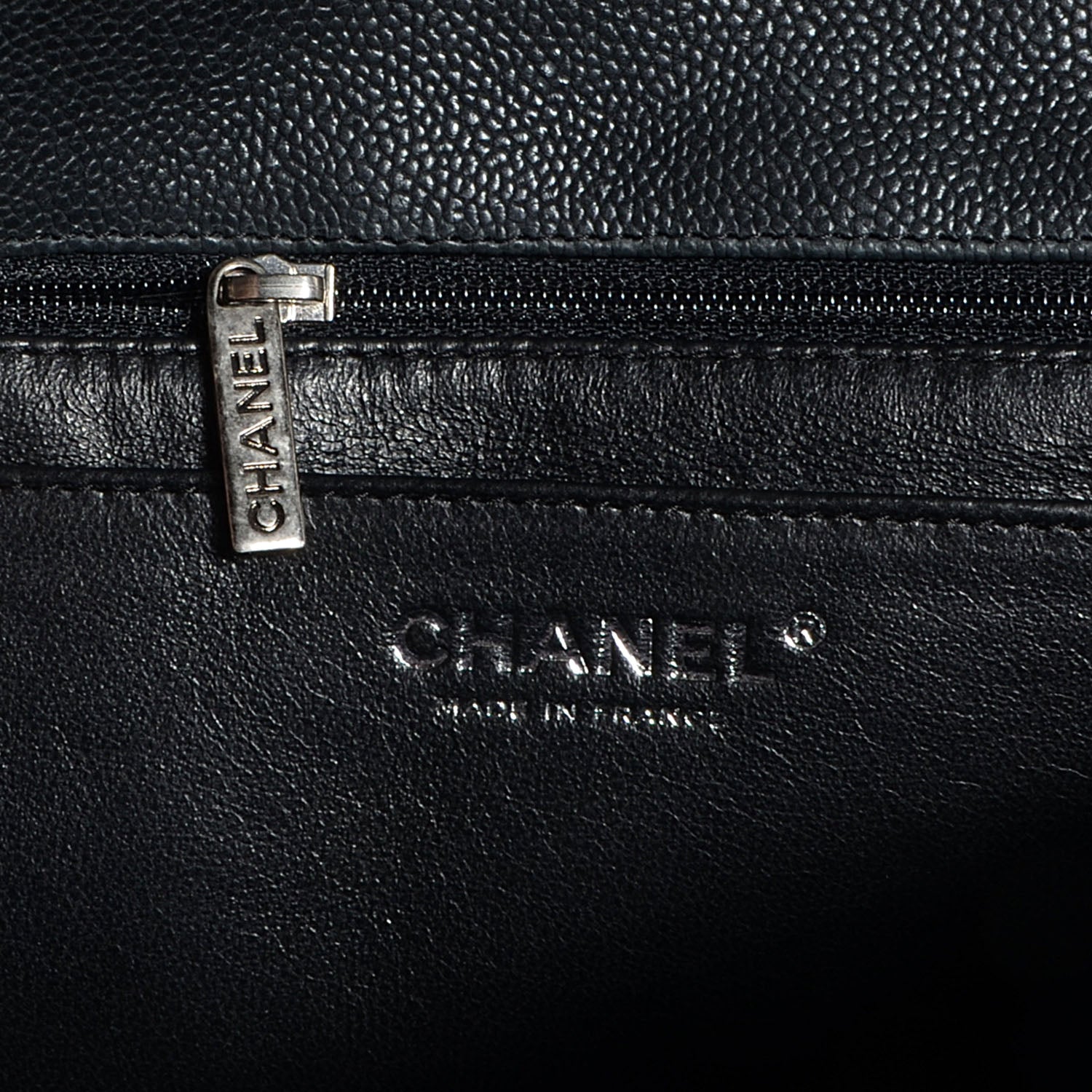 Chanel Washed Caviar 2.55 Reissue 227 Flap Black 7 of 9