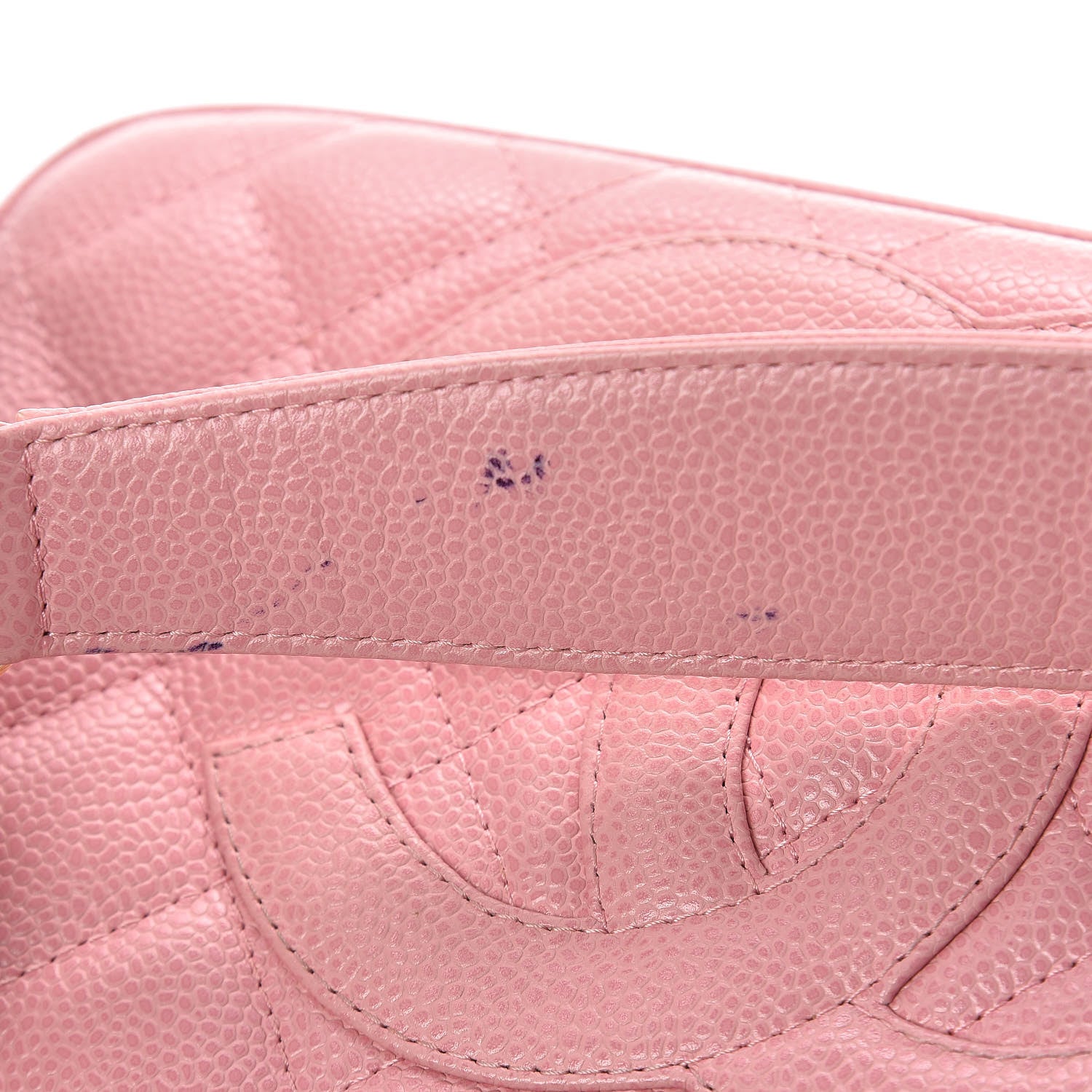 Chanel Caviar Quilted Pochette Pink 12 of 12