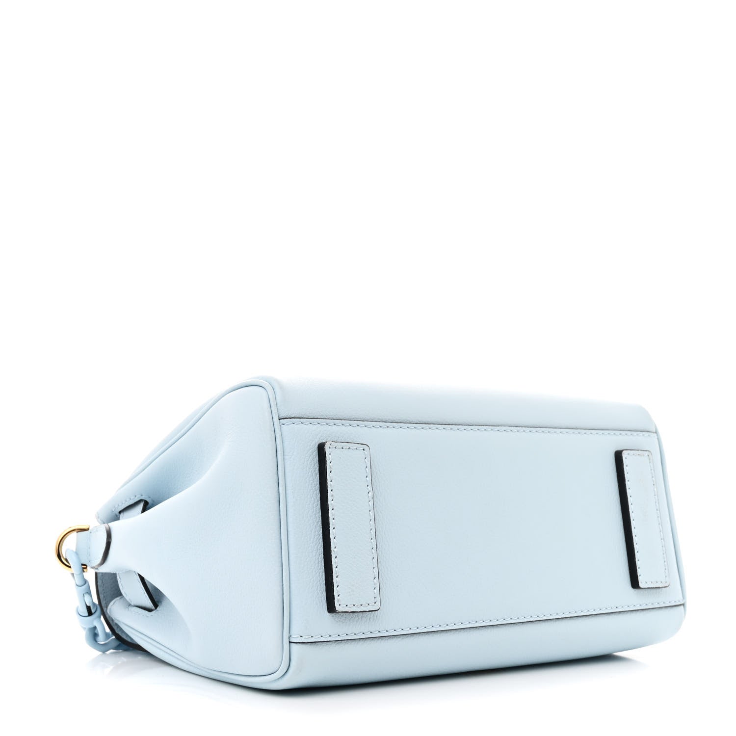 Versace Calfskin Medium La Medusa Top Handle Handbag Light Blue 4 of 11