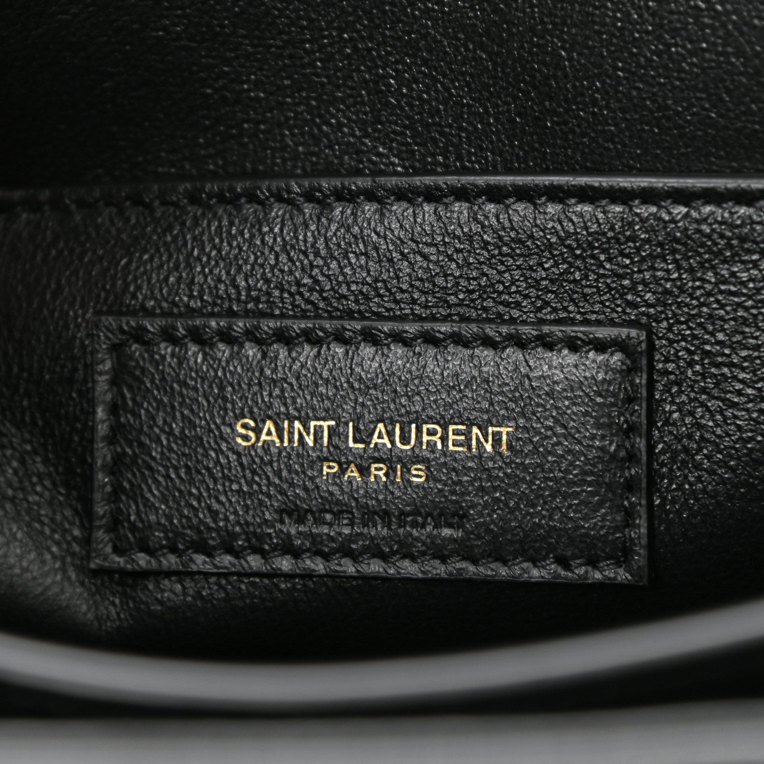 Saint Laurent Grain de Poudre Medium Classic Monogram Cassandra Top Handle Black 7 of 9