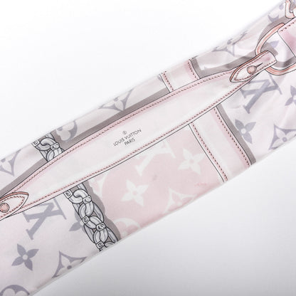 Louis Vuitton Silk Monogram Confidential Bandeau Light Pink 3 of 4