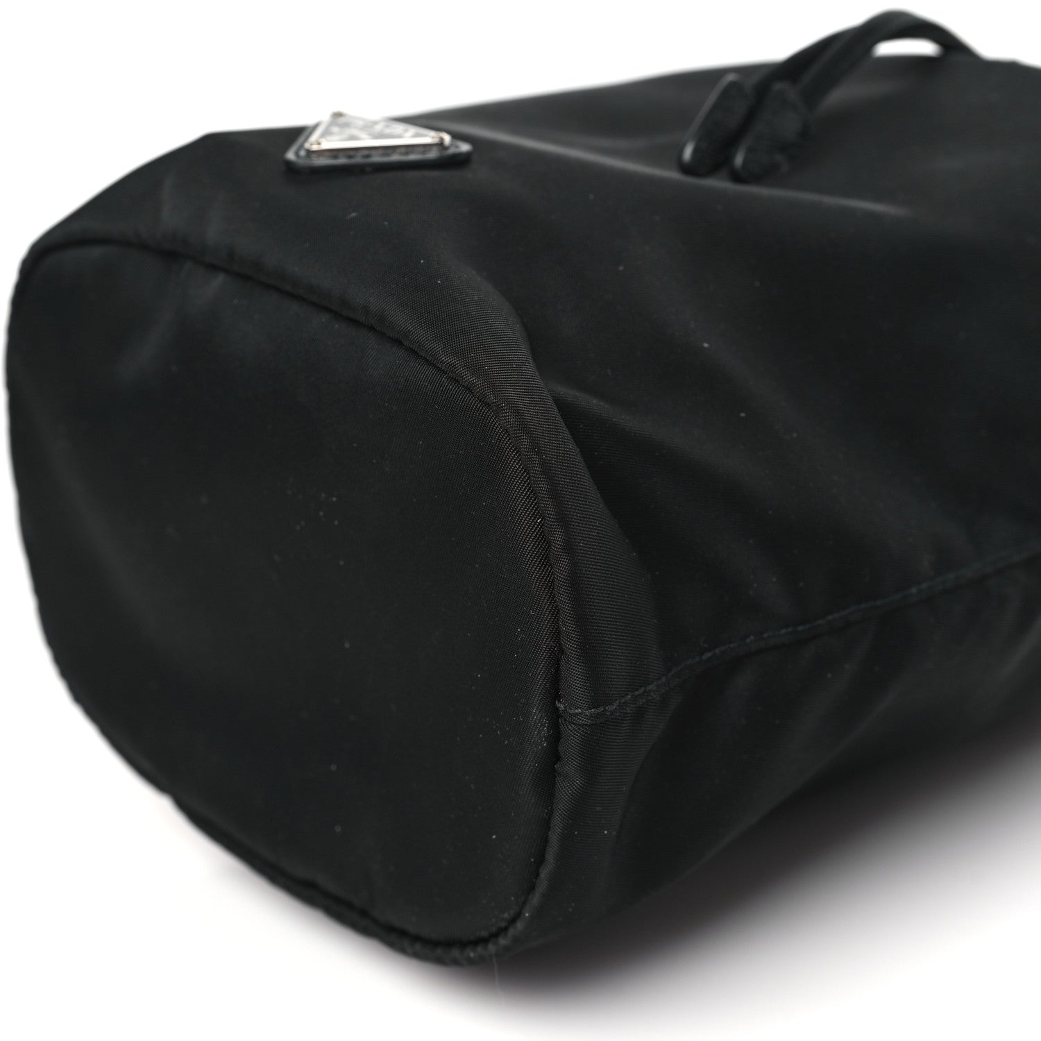 Prada Re-Nylon Saffiano Bucket Wristlet Black 10 of 11