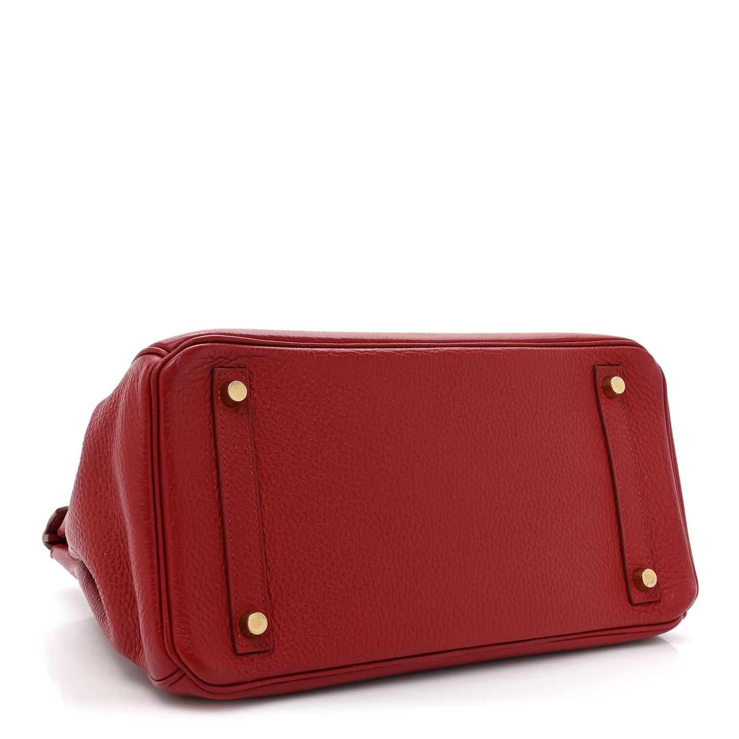 Taurillon Clemence Birkin 30 Rouge Garance