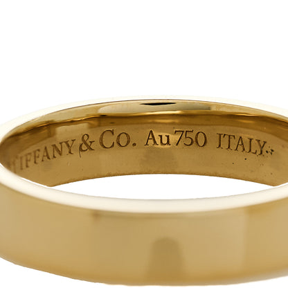 Tiffany 18K Yellow Gold Diamond Tiffany True Ring 53 6.5 4 of 5