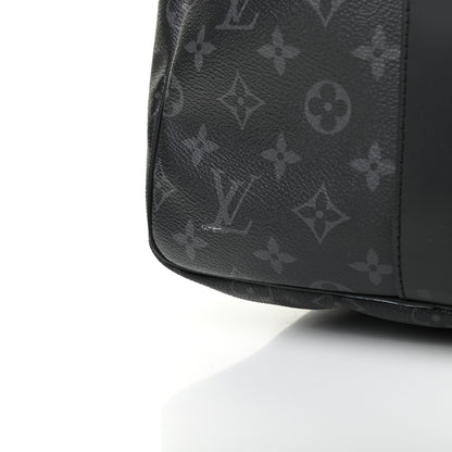 Louis Vuitton Monogram Eclipse Keepall Bandouliere 55 7 of 15