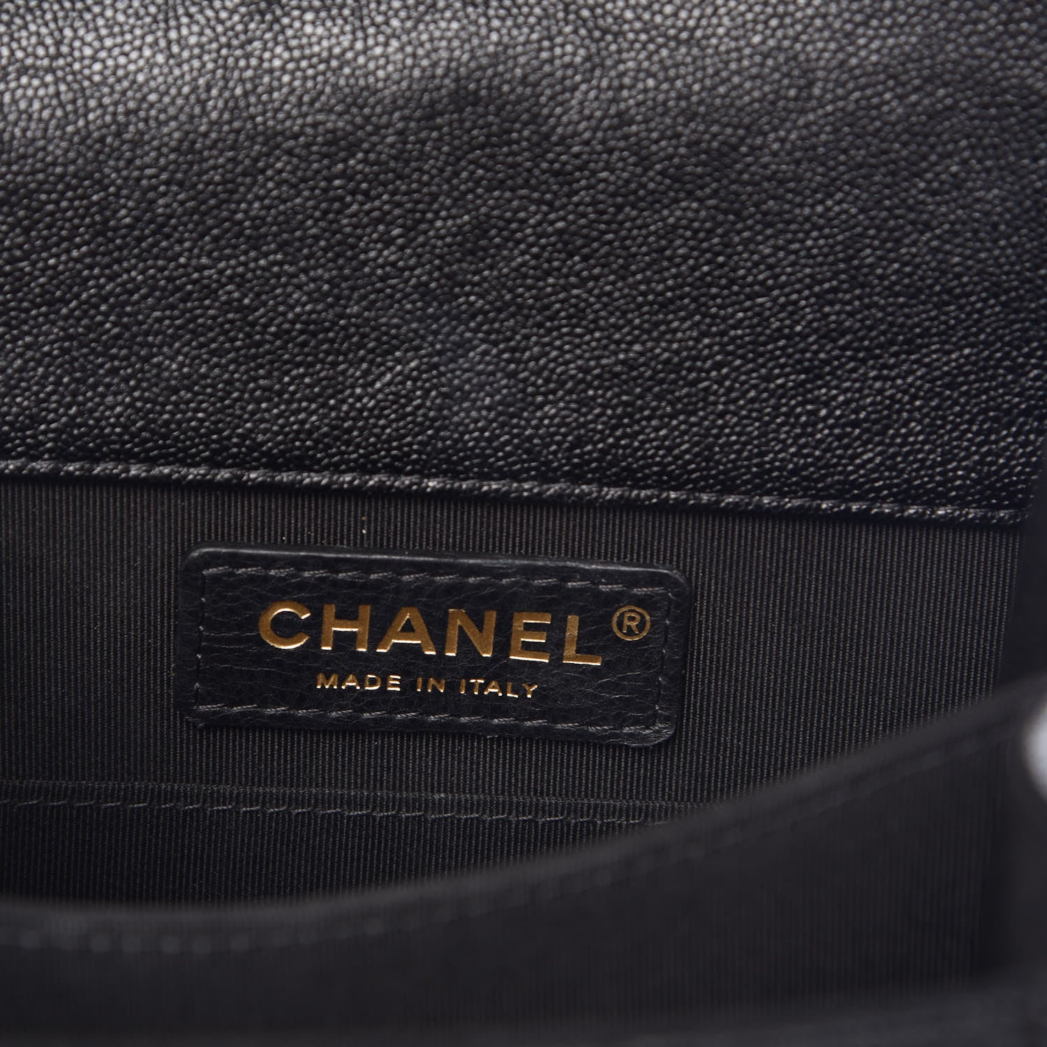 Chanel Caviar Quilted North South Boy Flap Black 6 of 9