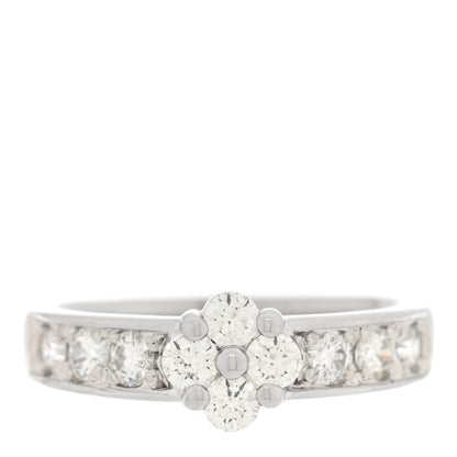 Parker & West by FASHIONPHILE Platinum Diamond .70ctw Flower Ring 53 6.5 1 of 10