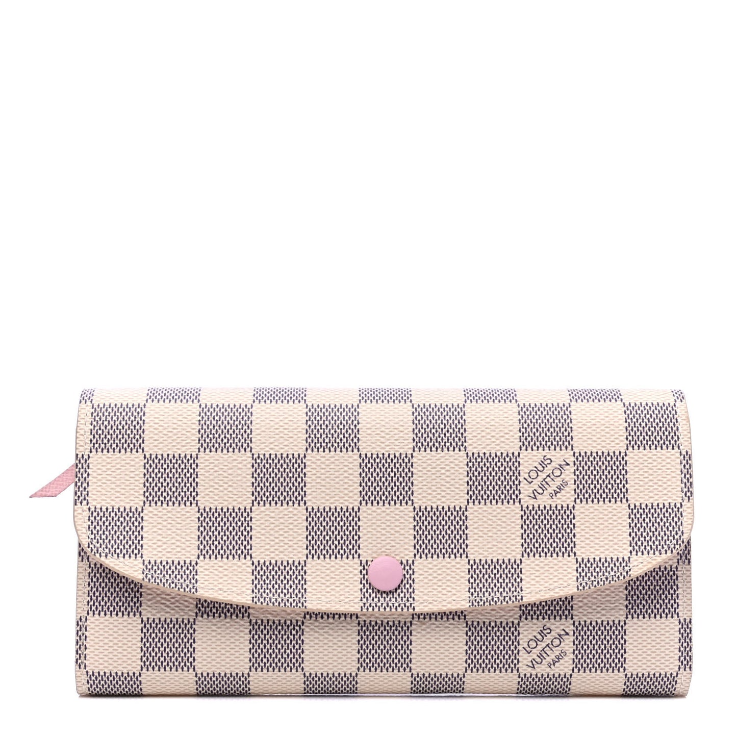 Damier Azur Emilie Wallet Rose Ballerine