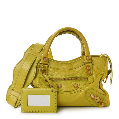 Balenciaga Agneau Giant 12 Gold Hardware Mini City Jaune Poussin 1 of 11