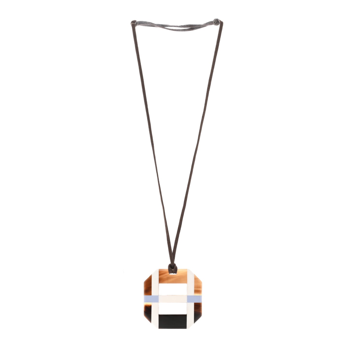 Horn Lacquer Opus Octagonal Necklace