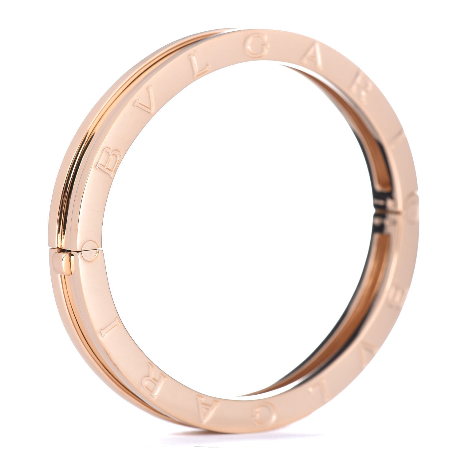Bulgari 18K Yellow Gold B.Zero1 Bangle Bracelet 4 of 5