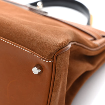 Hermes Barenia Grizzly Au Galop Kelly Retourne 32 Fauve 10 of 11