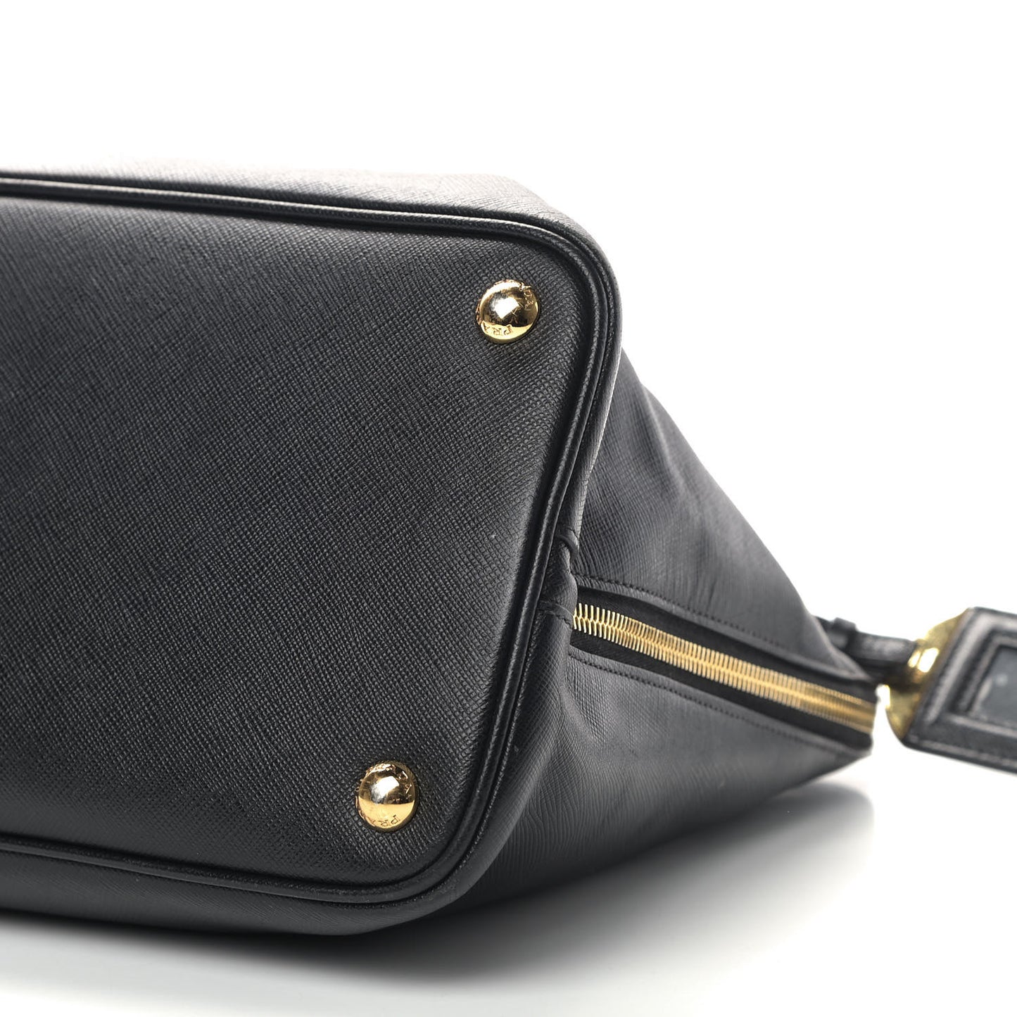 Saffiano Lux Large Promenade Tote Black