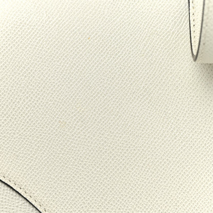 Christian Dior Grained Calfskin Saddle Bag White 12 of 13