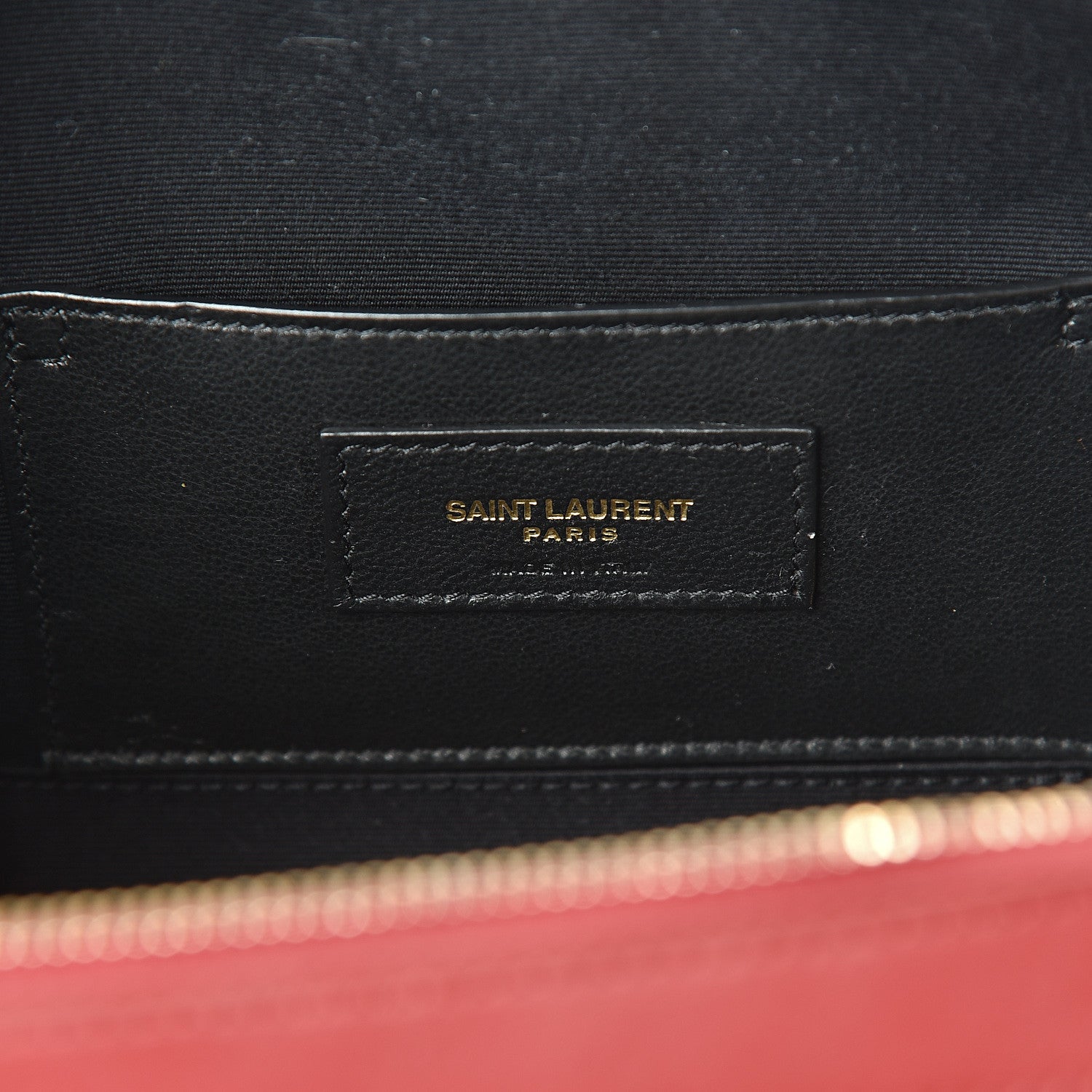 Saint Laurent Lambskin Matelasse Vicky Monogram Belt Bag Eros Red 6 of 12