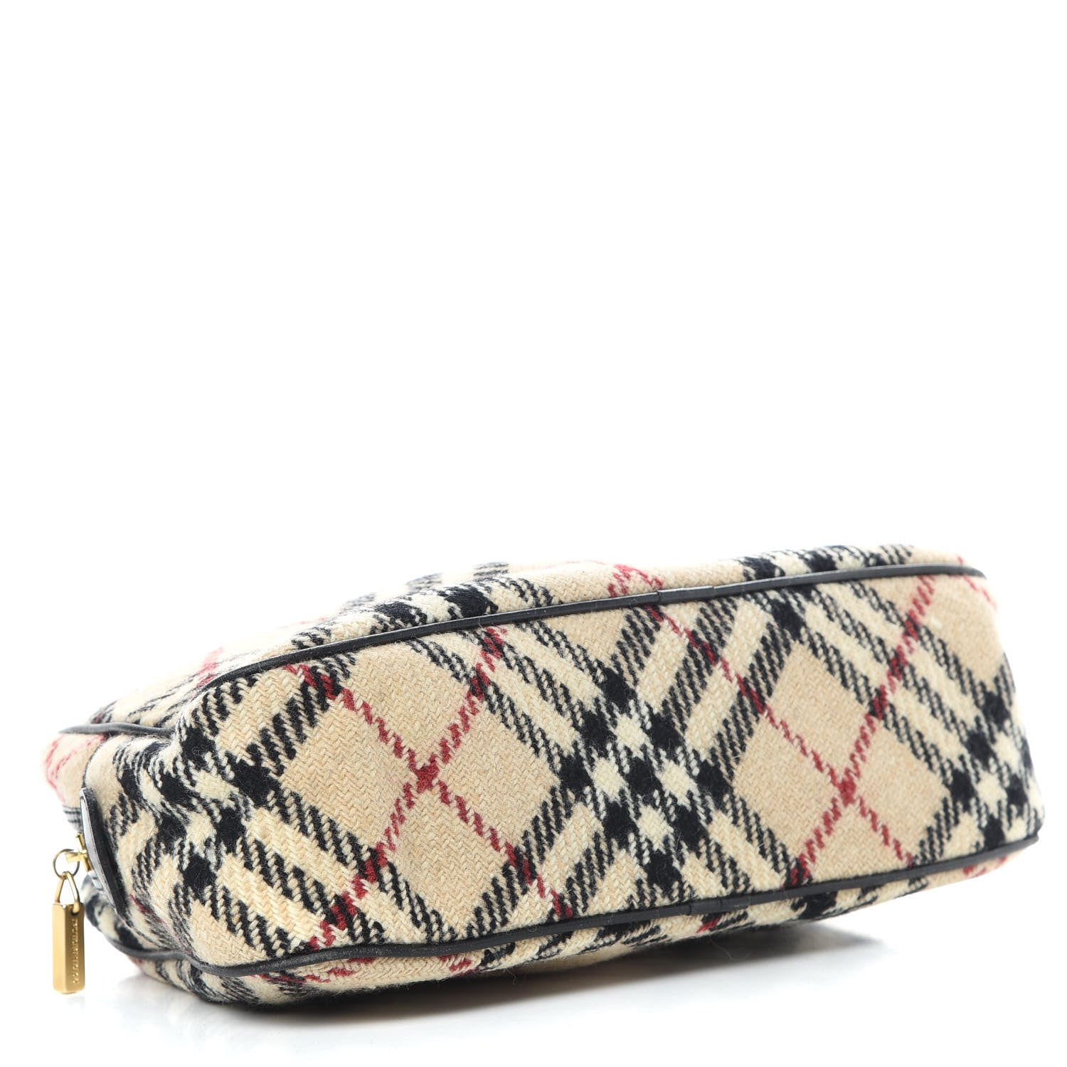 Burberry Wool Check Bowler Beige 4 of 13